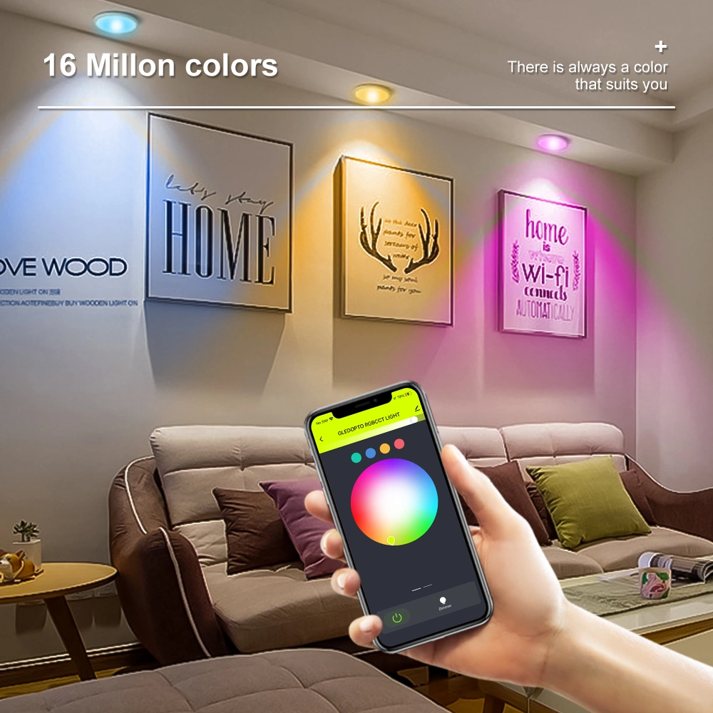 RGB led downlight Zigbee Hue