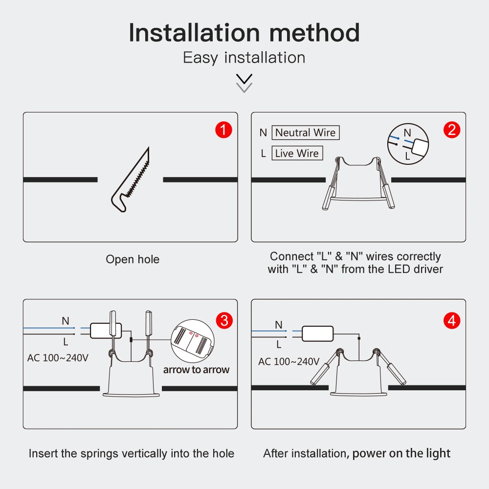 Recessed Led Downlight RGBW
