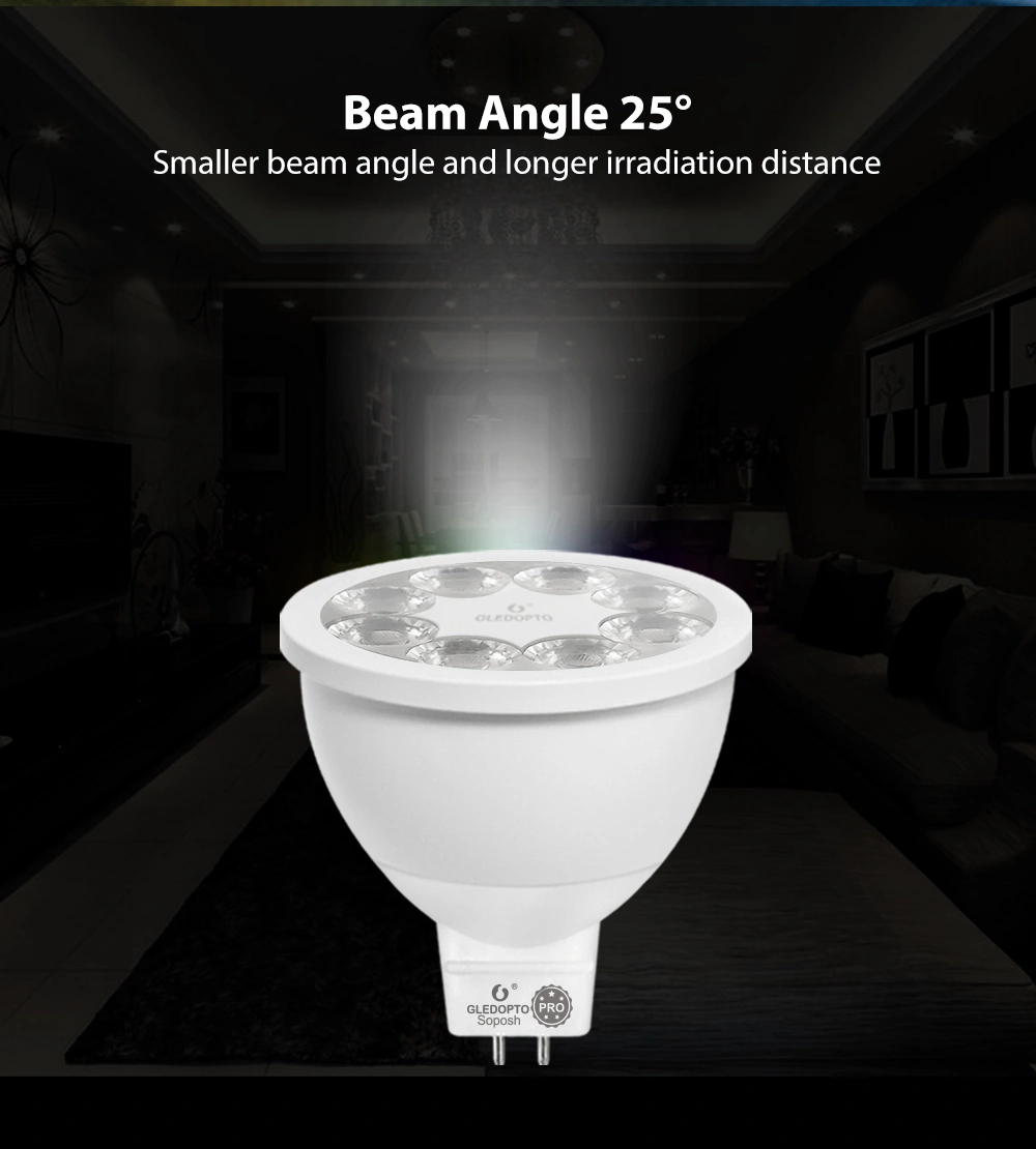 smart 12V rgb led spot lamp
