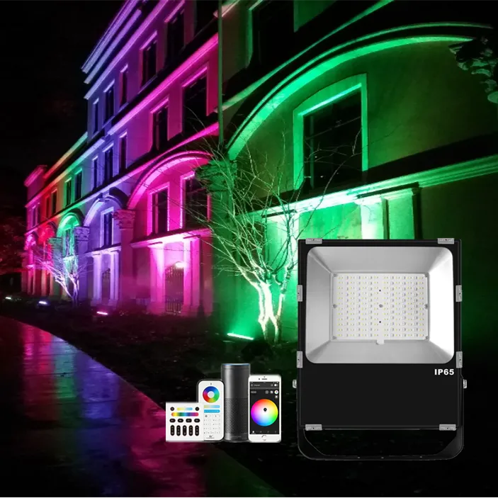 smart flood light 100W