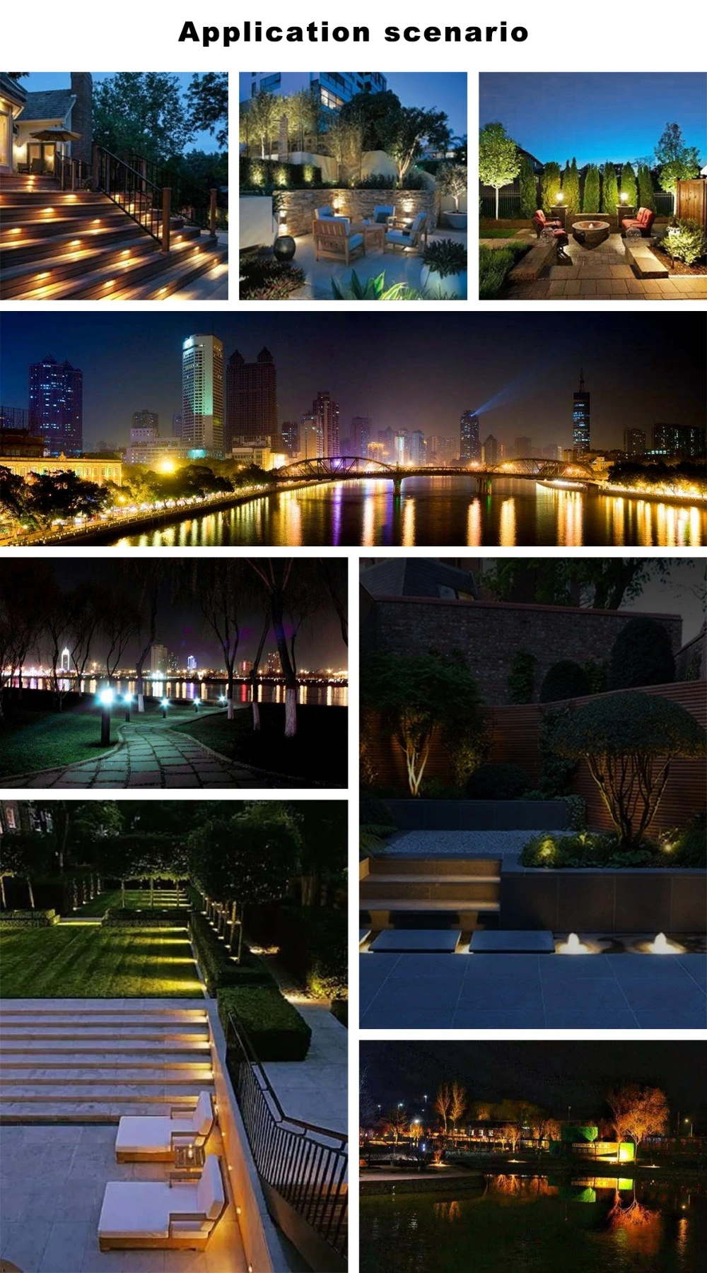 smart flood light 100W