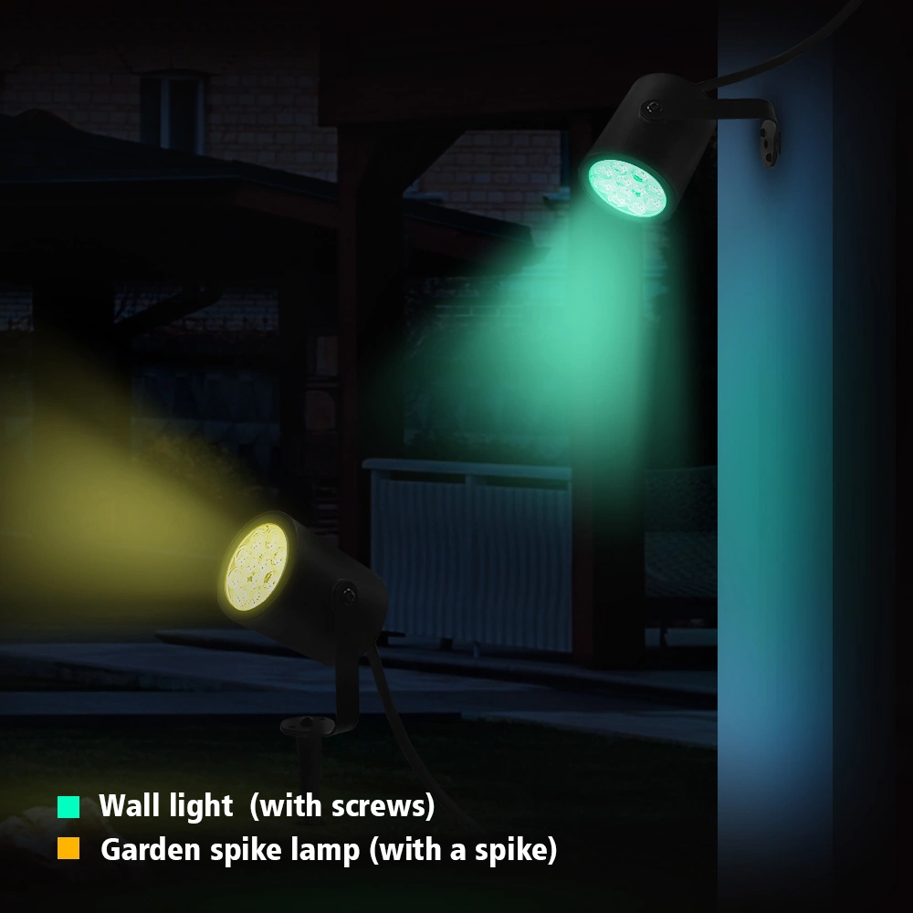 Outdoor Smart wall light IP65 rgbcct