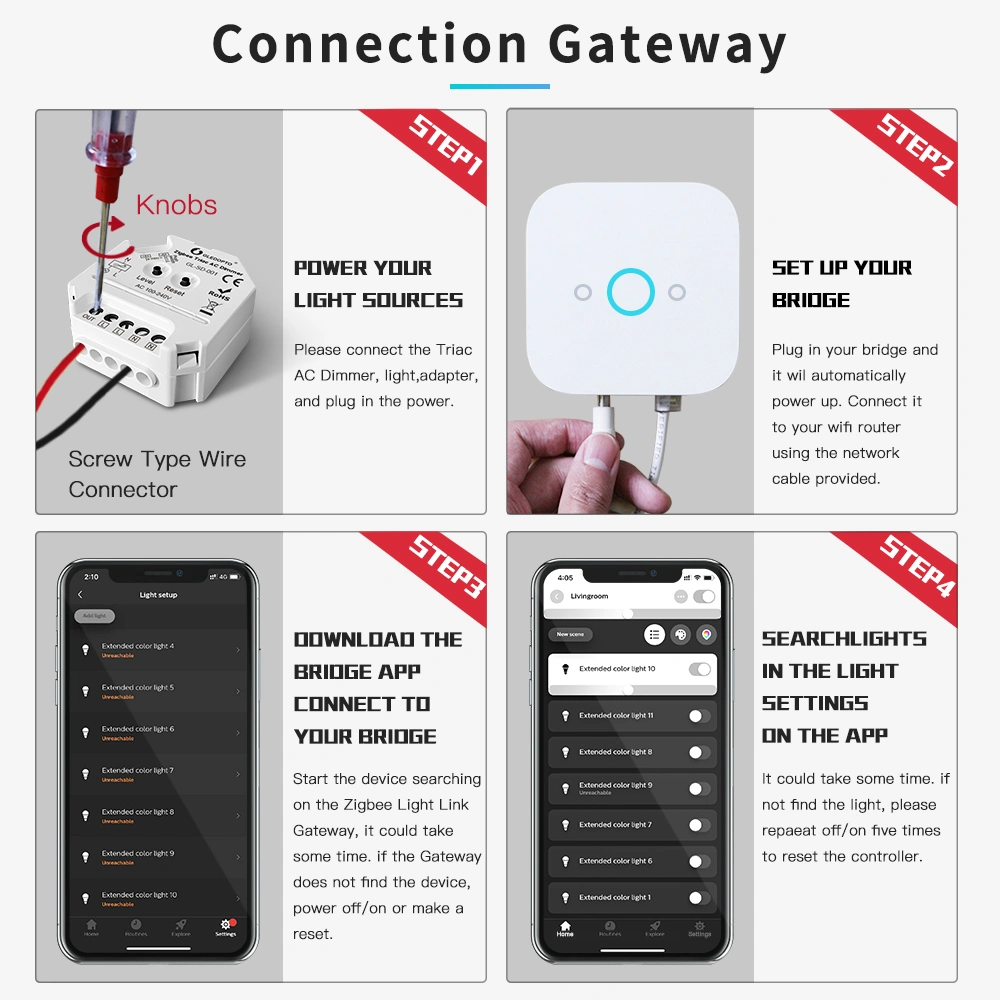 Zigbee Dimmer Switch 200W