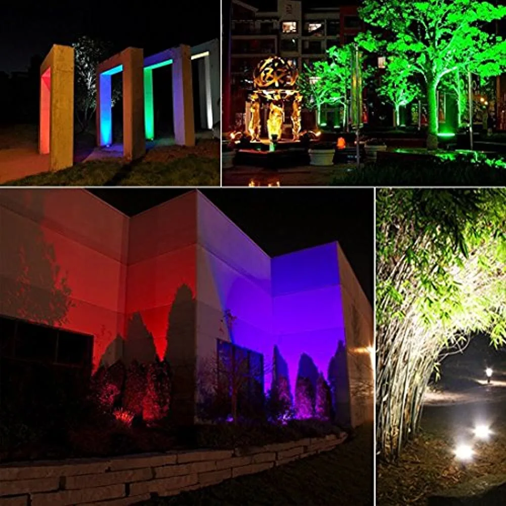 smart zigbee rgb outdoor spotlight