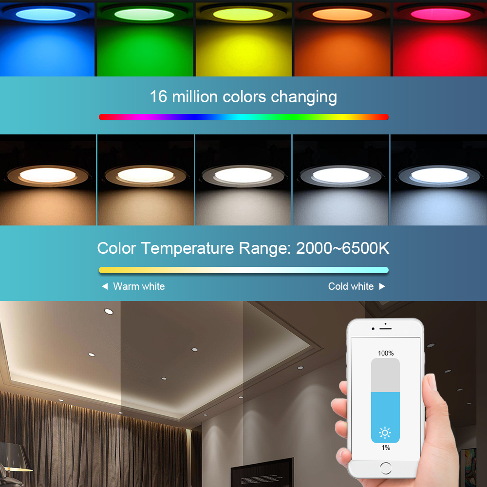 zigbee led downlight