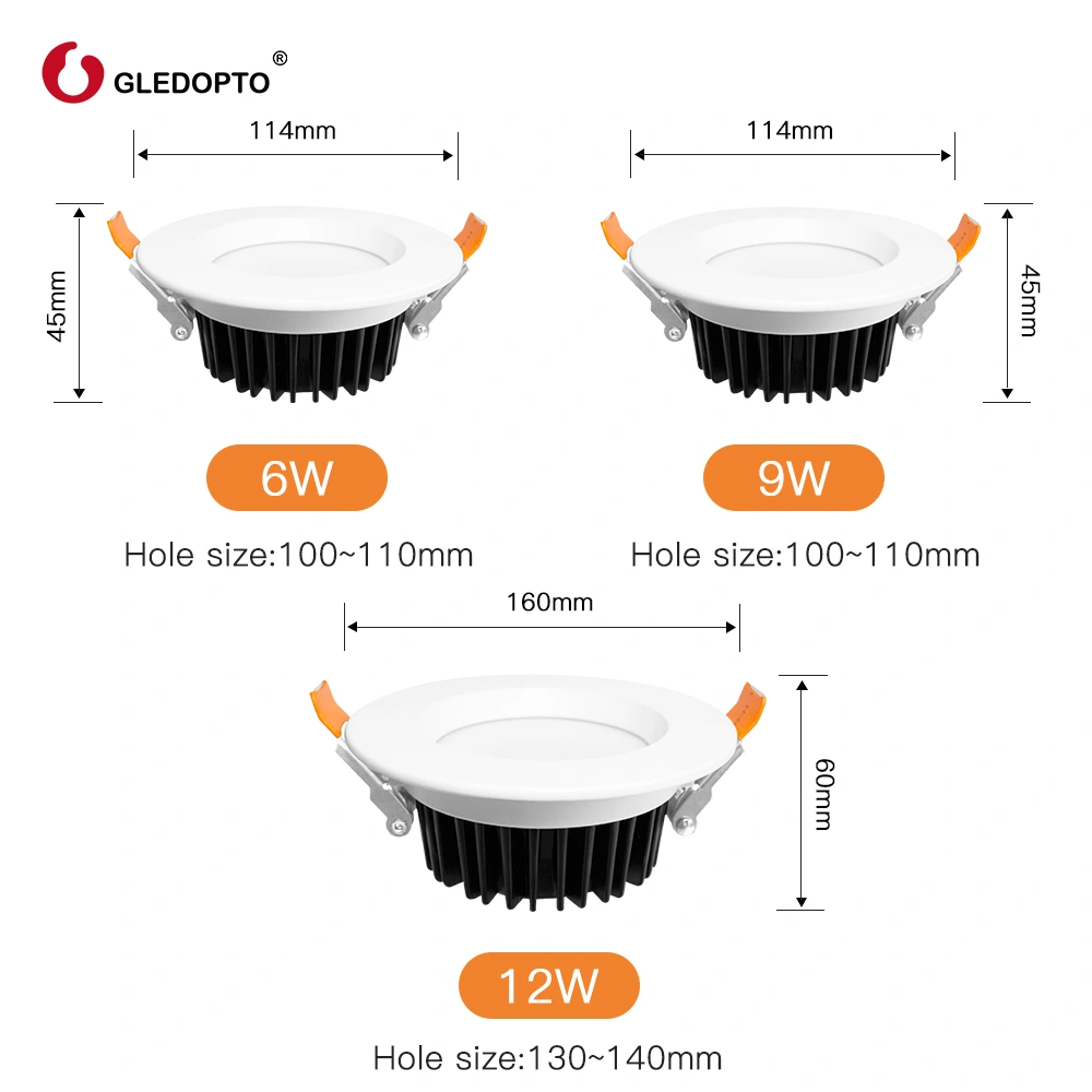 zigbee led lamp downlight