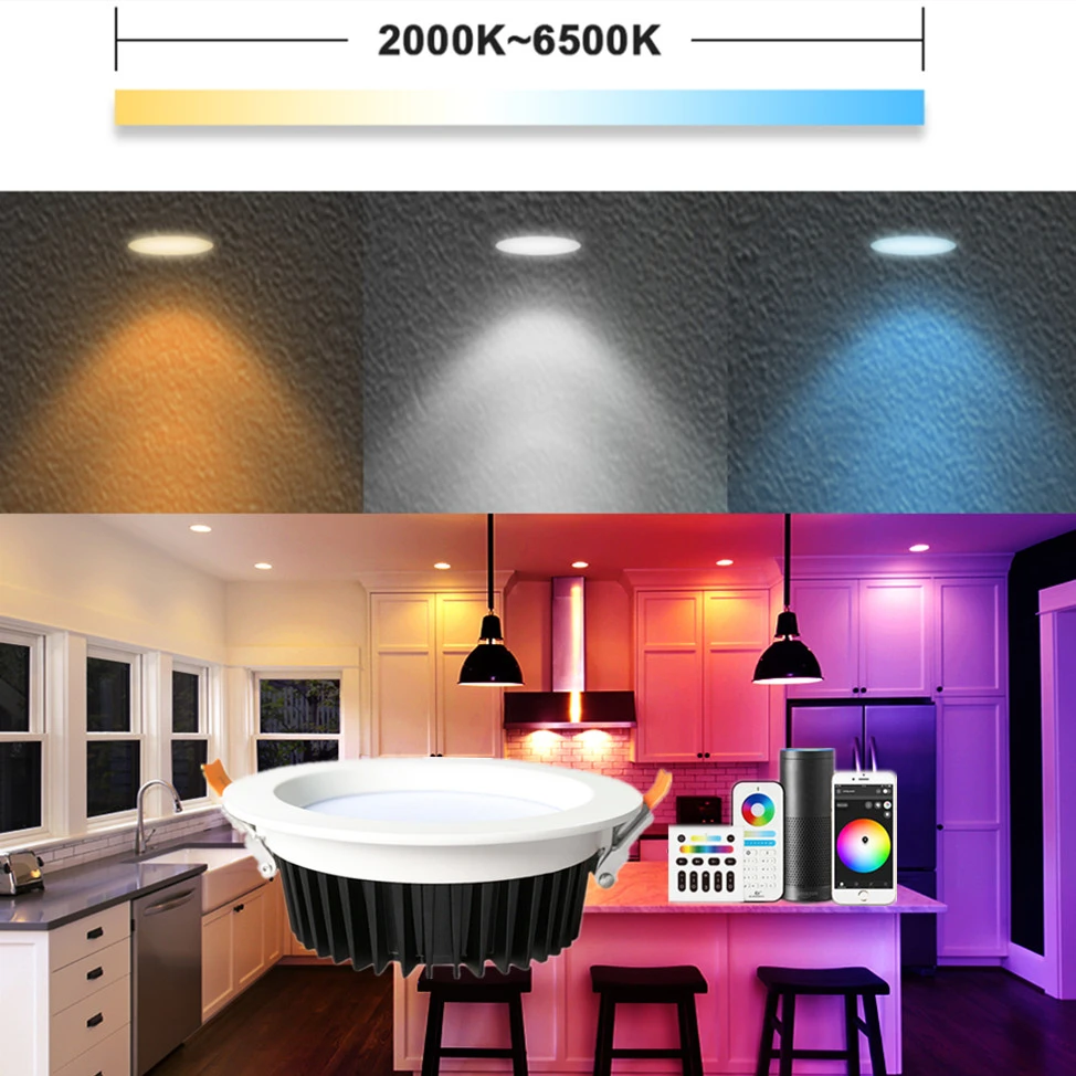 Smart down lighting 12W