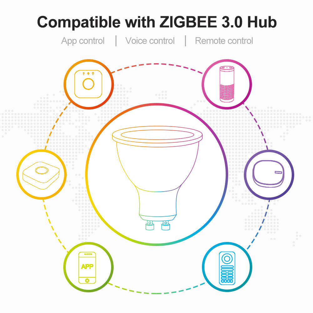 zigbee smart down lights