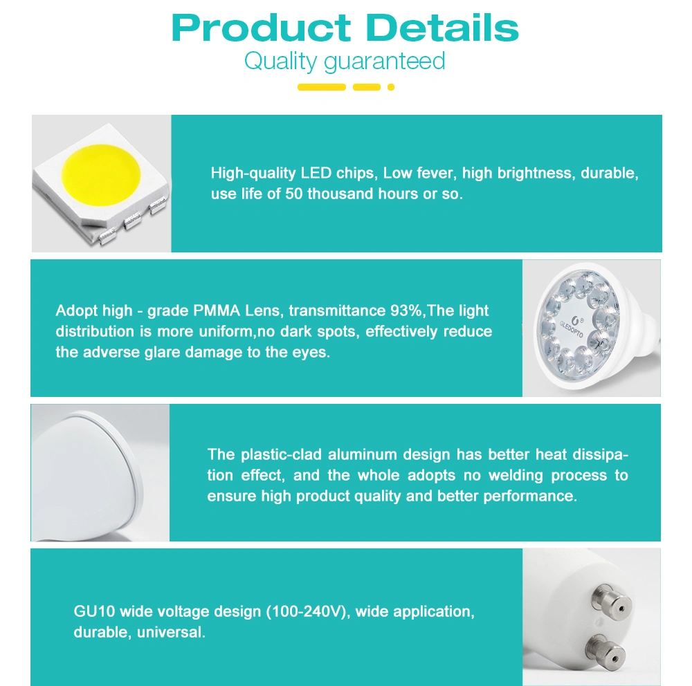 Smart led spotlight GU10