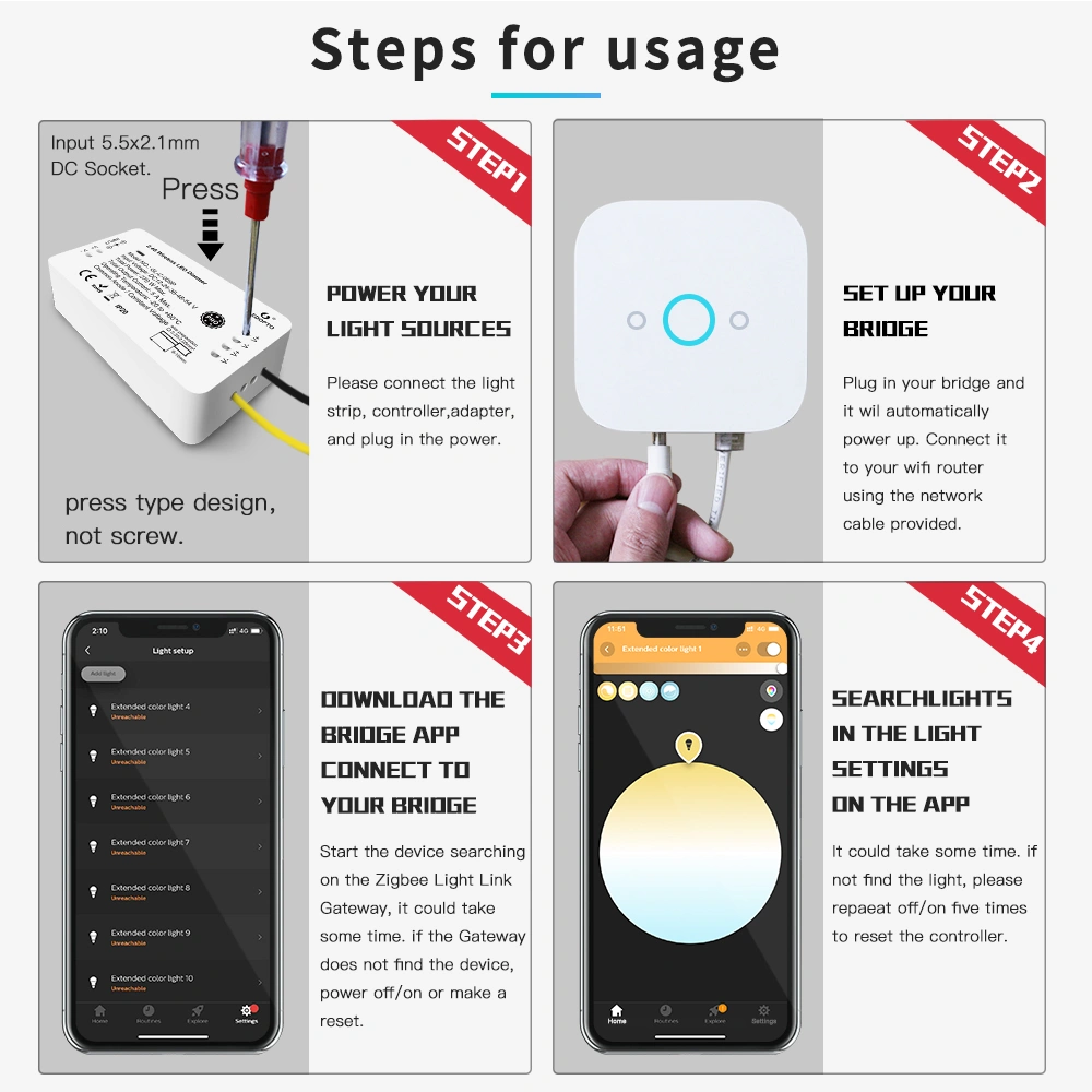 smart led controller dimmer