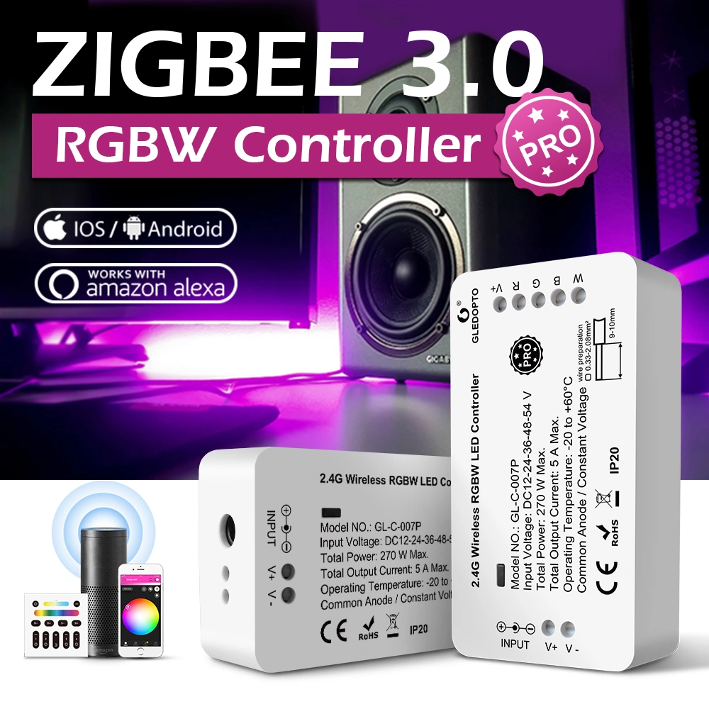 GLEDOPTO Zigbee LED controller RGBW