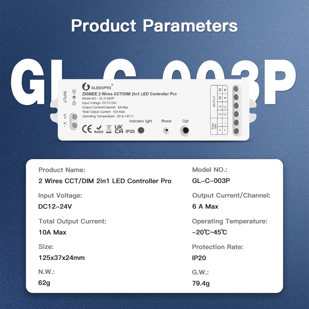Zigbee led controller 2 wire