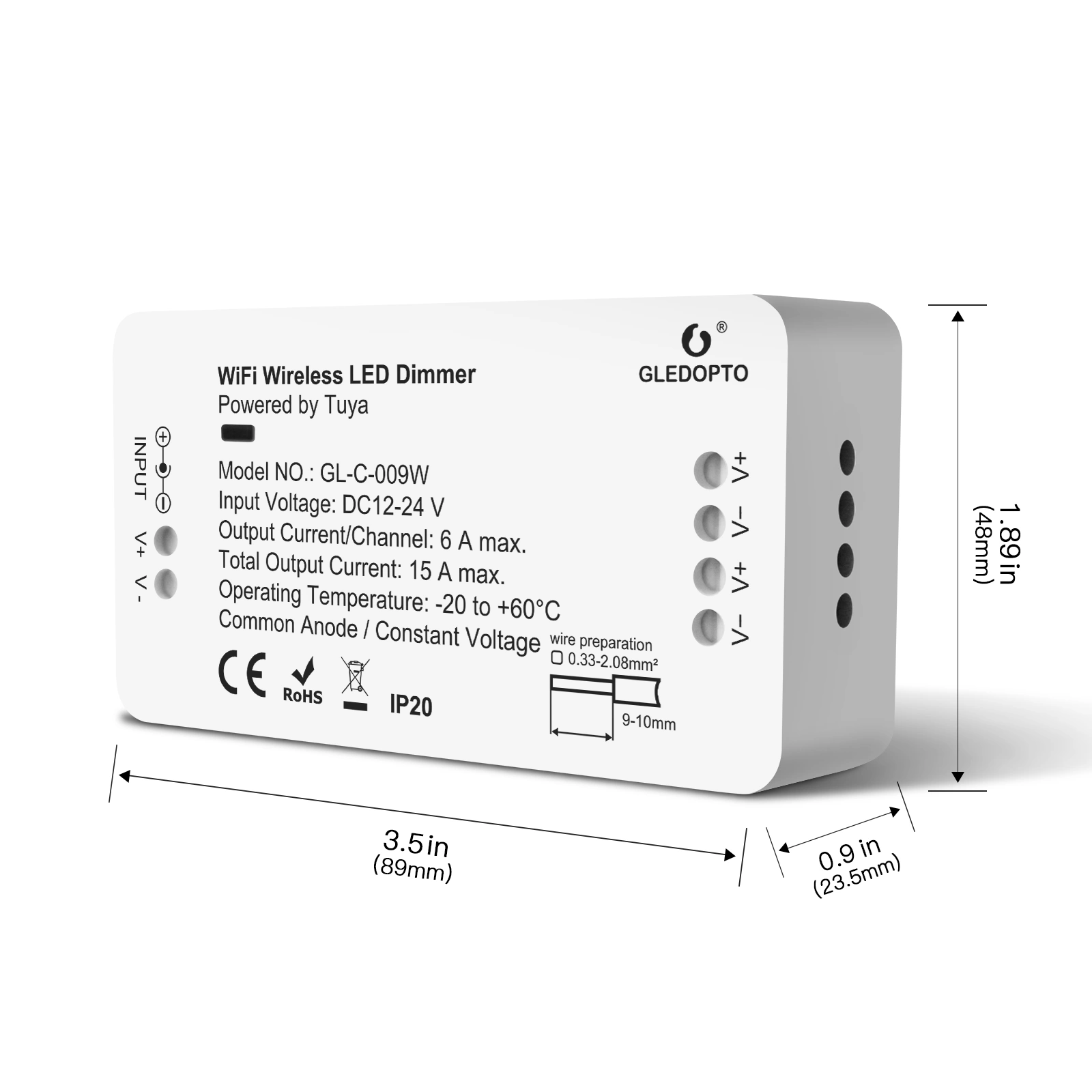 Wifi led controller dimmer