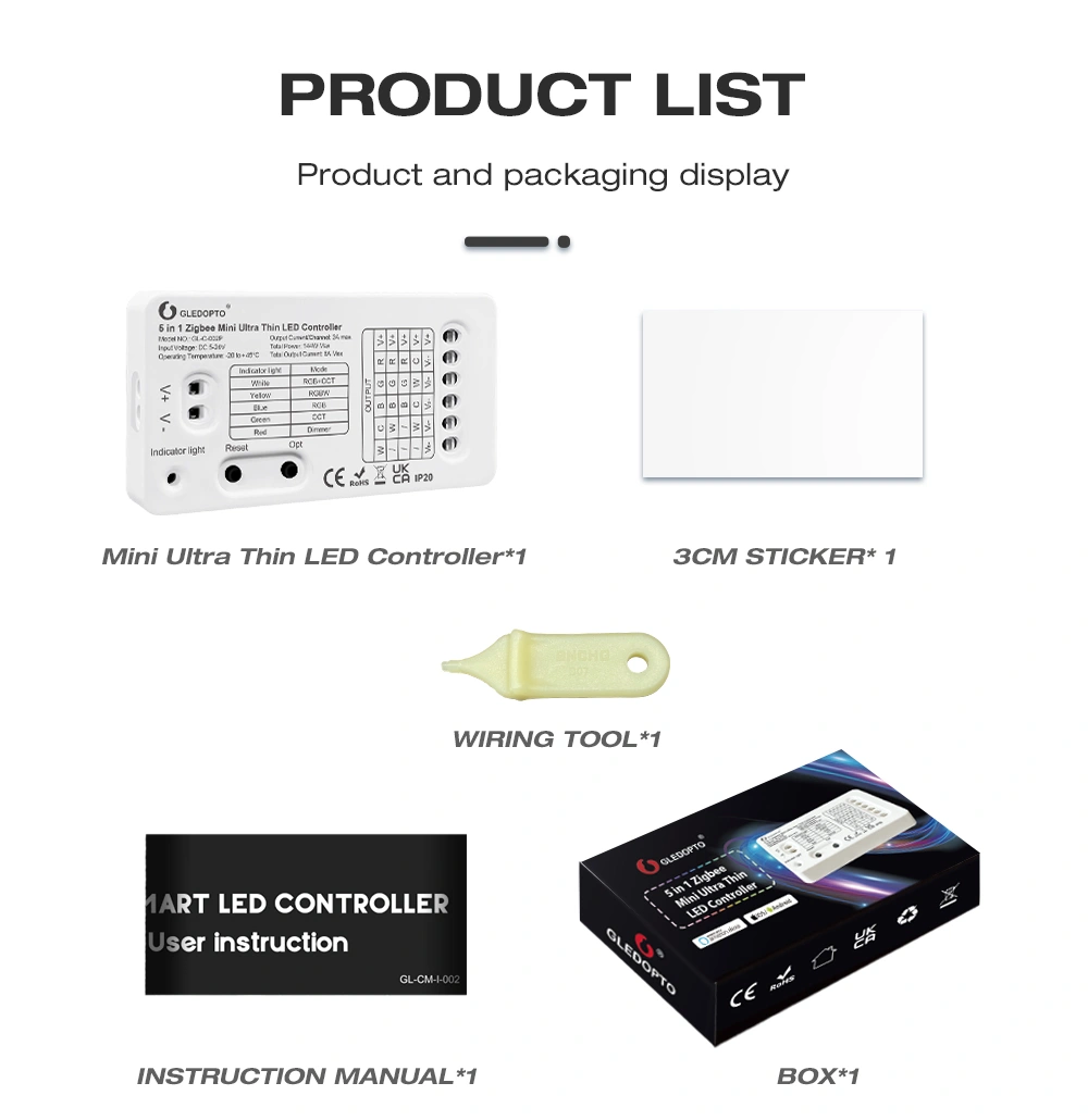 GLEDOPTO zigbee mini LED controller