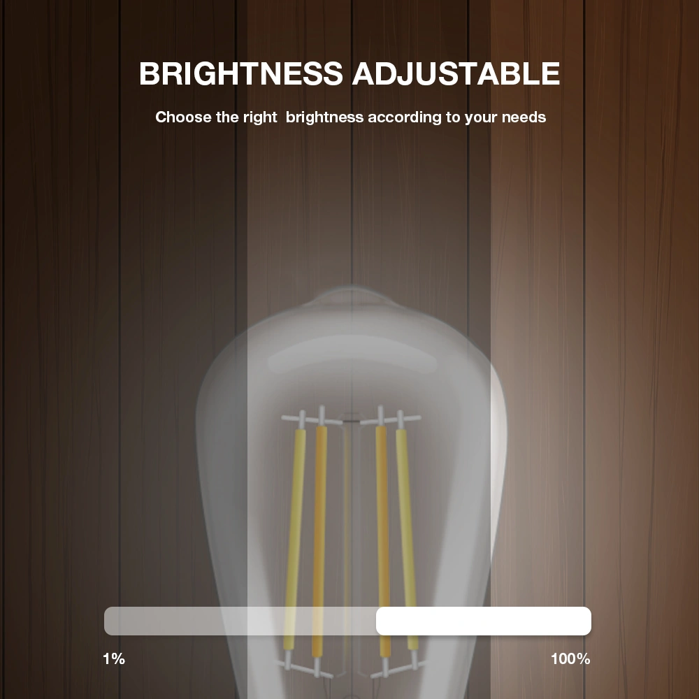 Dimmable led filament bulbs