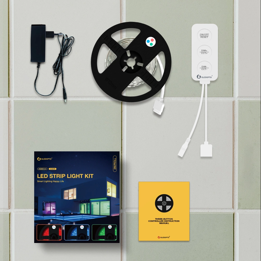 zigbee controller rgbcct led strip kit