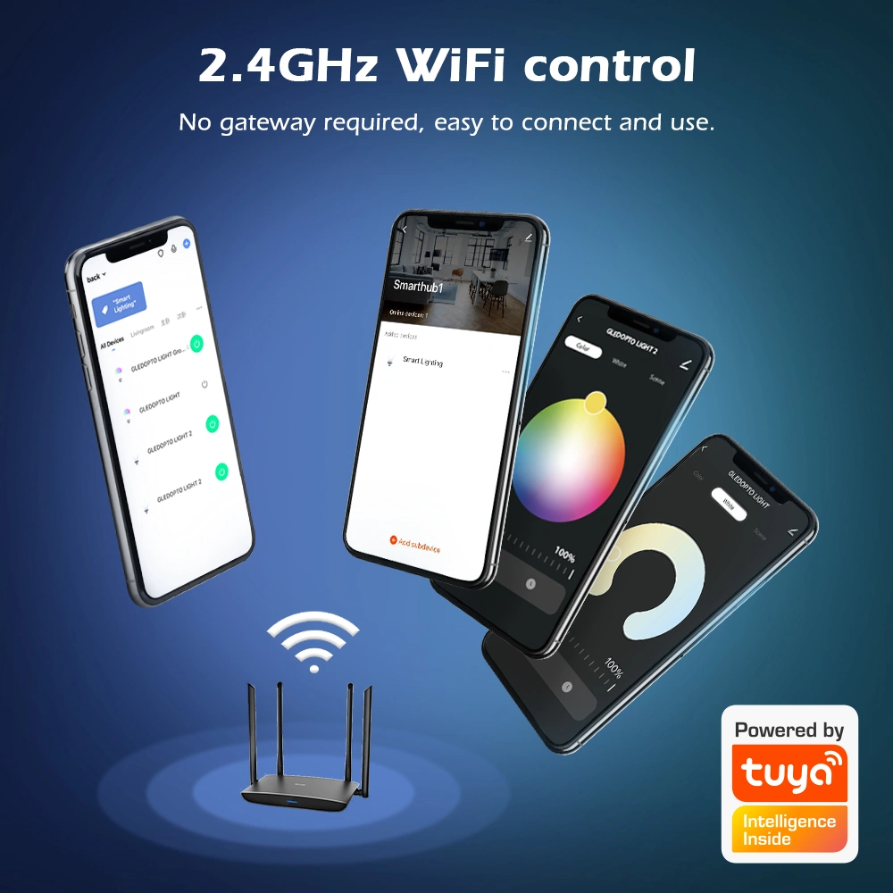 wifi led strip controller rgb cct