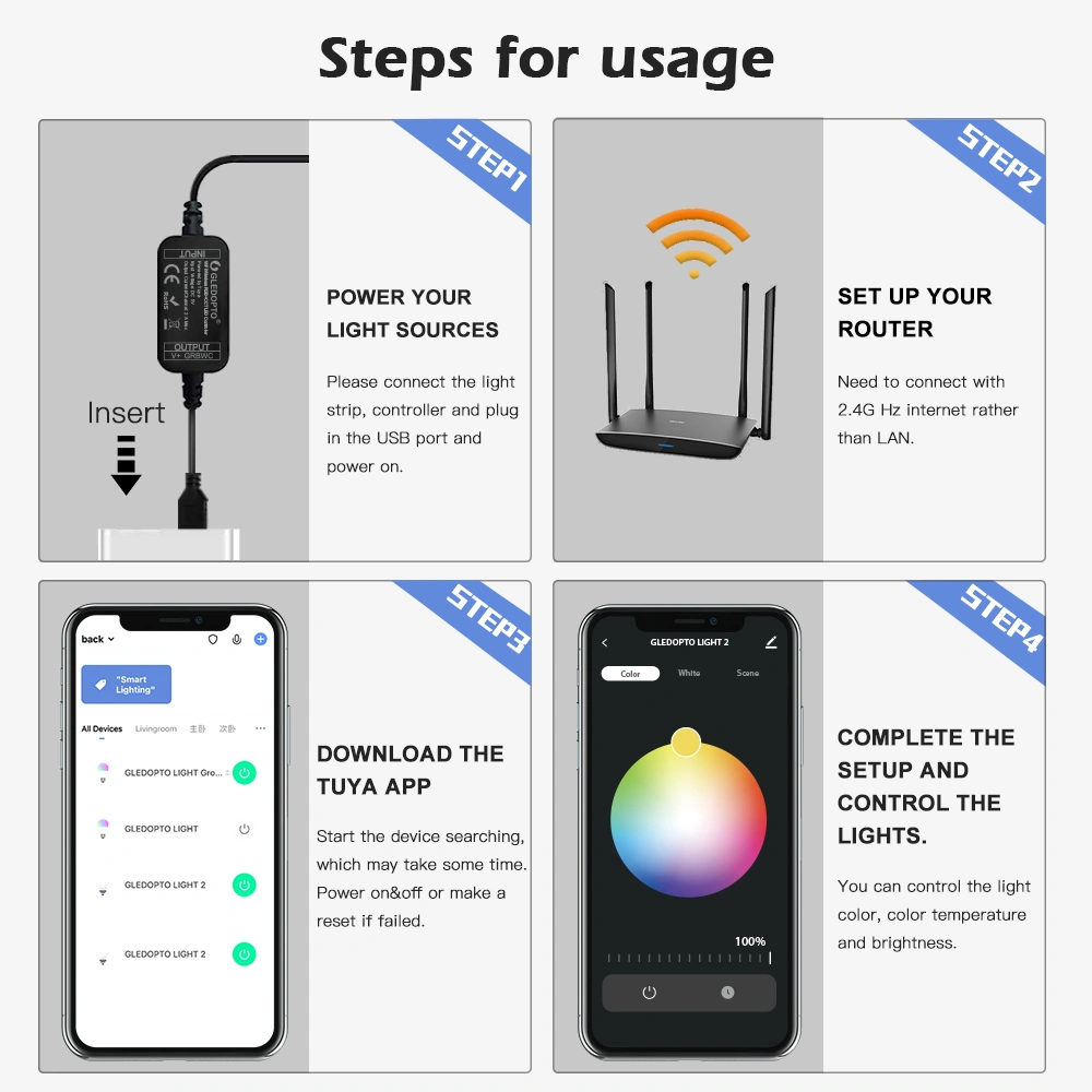 mini wifi led strip controller