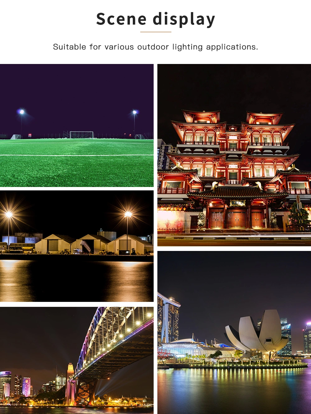 zigbee smart outdoor lighting 400W