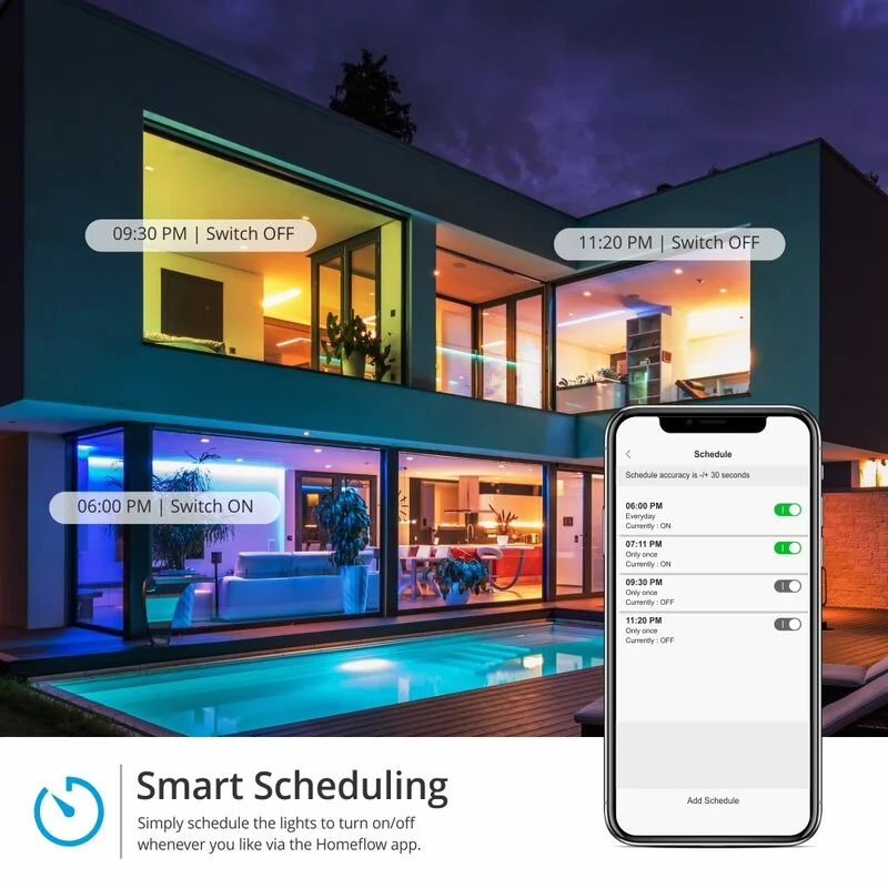 smart zigbee 100W rgb led flood light