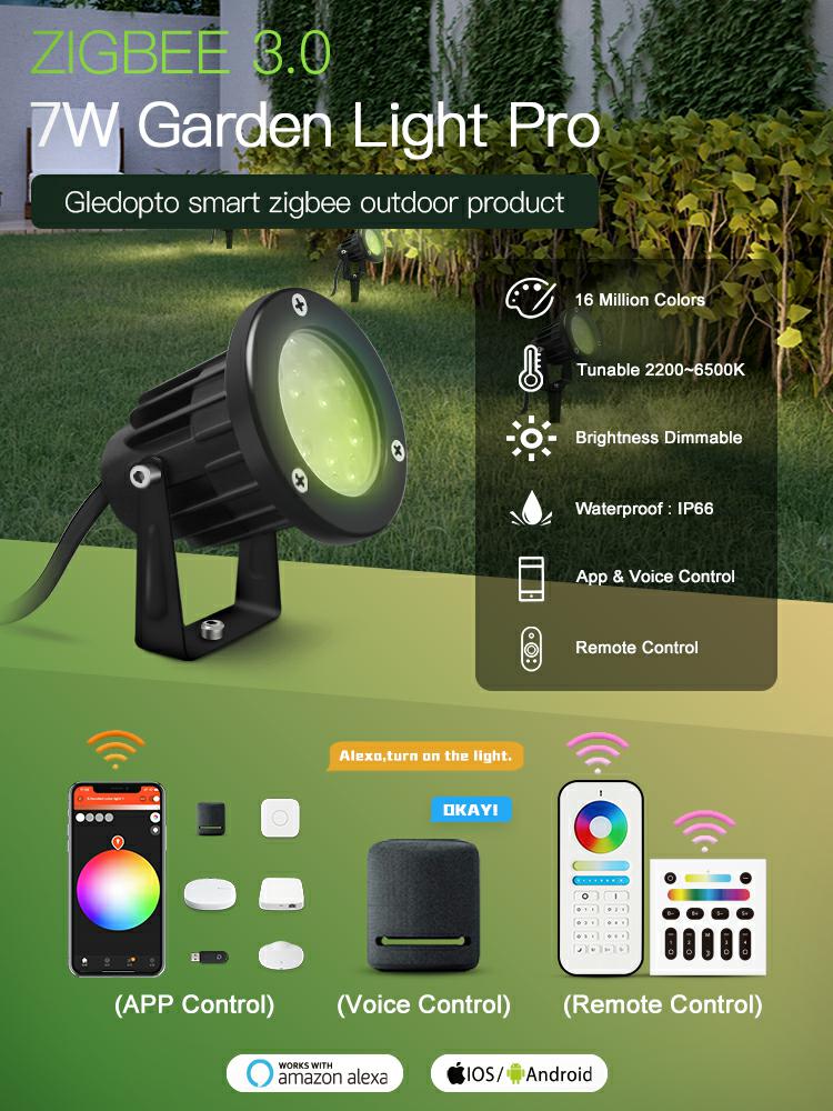 rgb cct zigbee outdoor landscape lighting