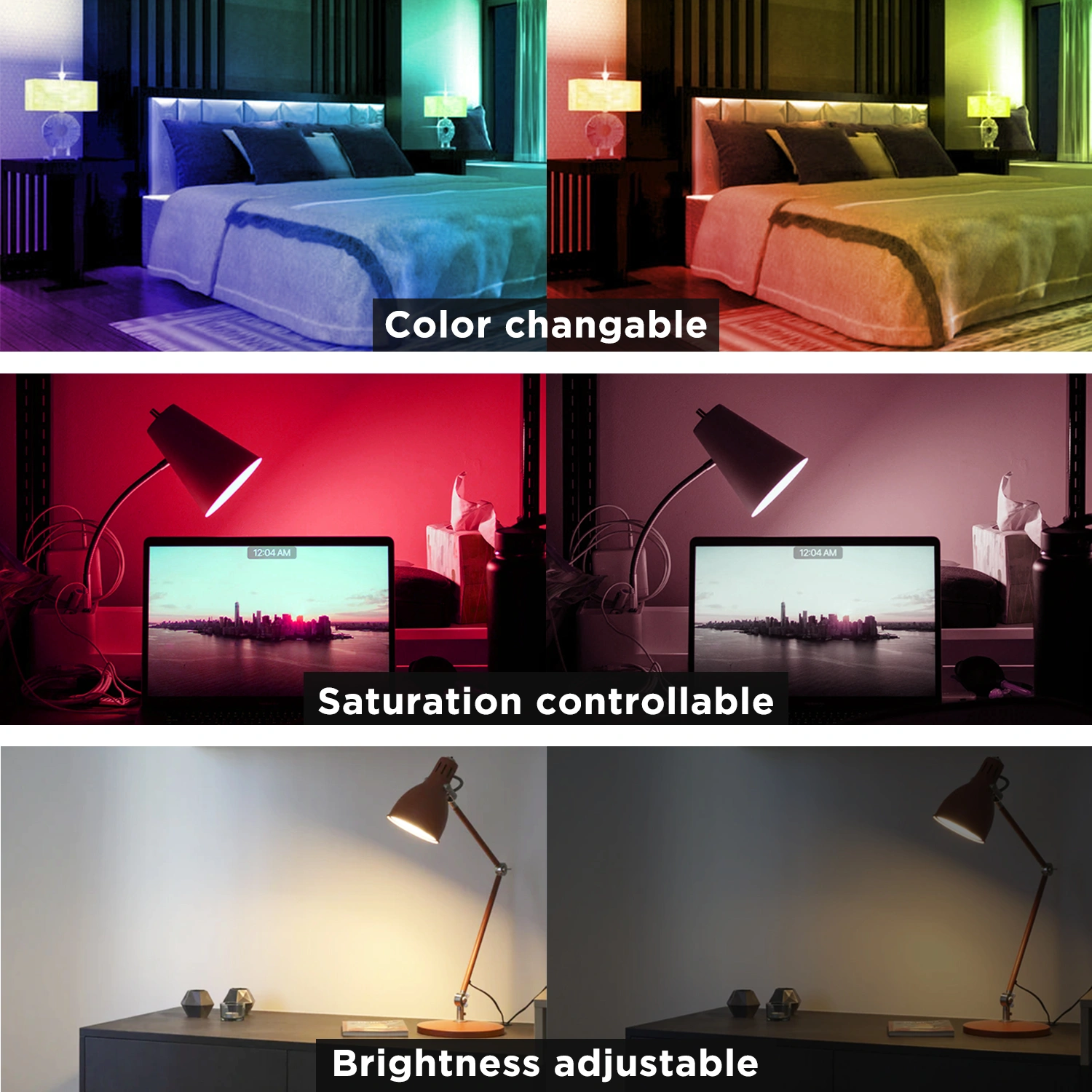 RF remote control light dimmer