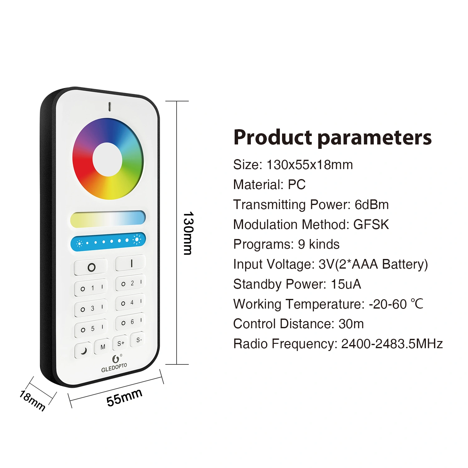 light RF remote control