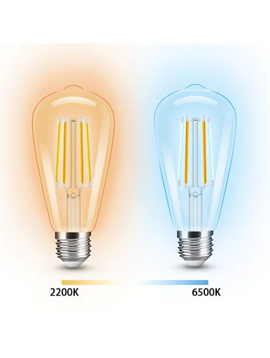 smart led filament bulb E27