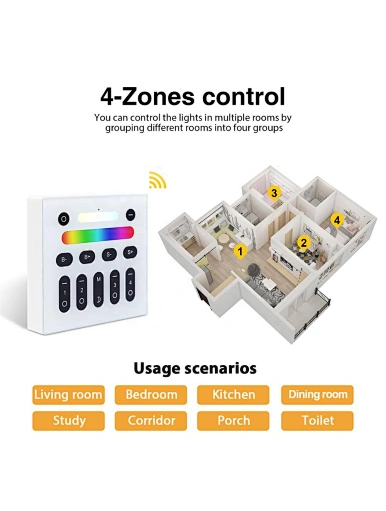 zigbee remote touch dimmer switch