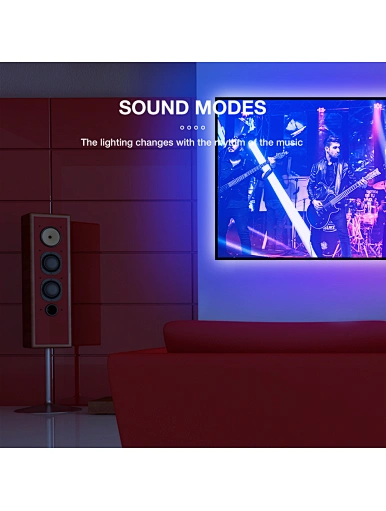 music rgb led strip light
