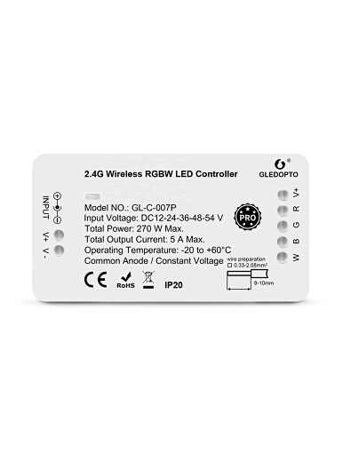 GLEDOPTO Zigbee LED controller RGBW