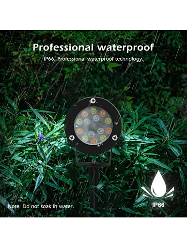 RGB smart outdoor focus light
