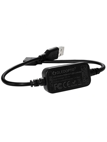 New Gledopto DC5V LED Strip Controller Mini LED Controllers RGBW RGBCCT 2A ZigBee 3.0 LED Controllers
