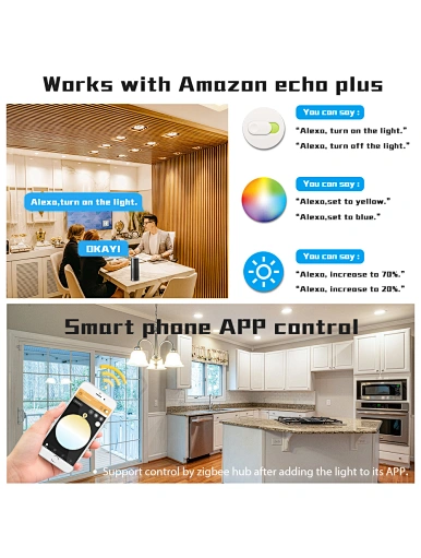 zigbee smart down lights
