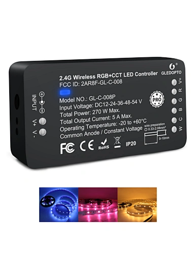 GLEDOPTO led controller rgb cct