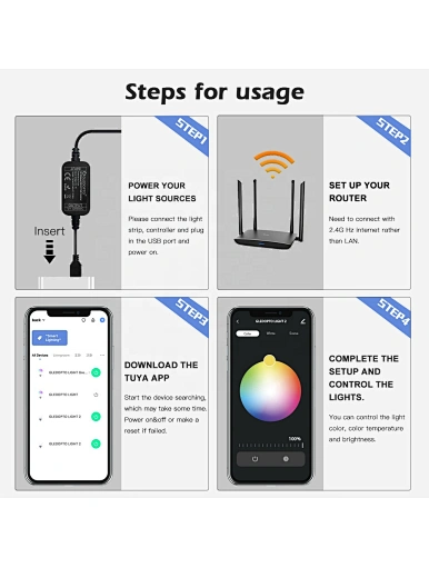 usb wifi led strip controller