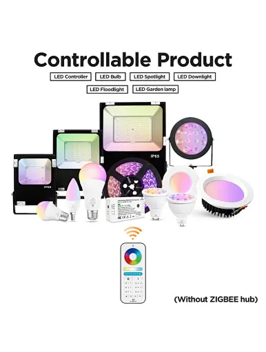 RF remote control light dimmer