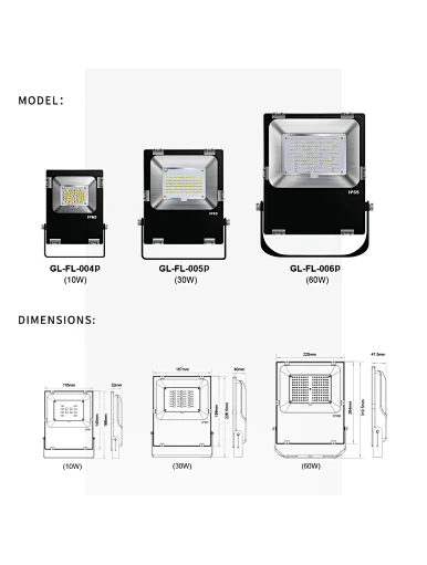 smart outdoor rgb led floodlight