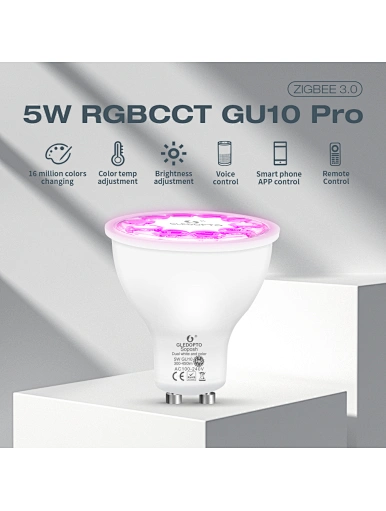 rgb GU10 spotlight