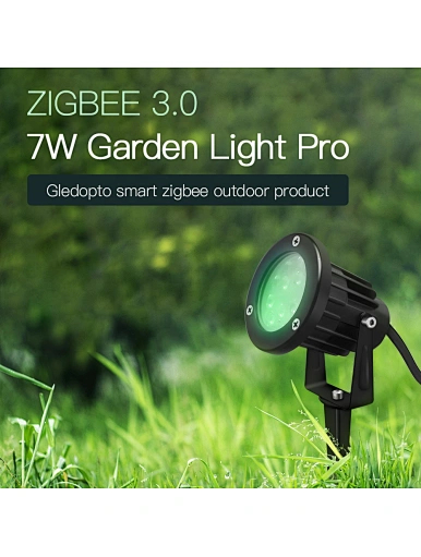 smart outdoor spotlight rgb