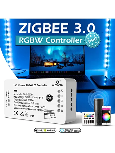 GLEDOPTO Zigbee RGBW led controller
