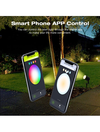 rgb outdoor spotlight