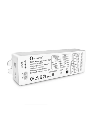 Zigbee Controller 1 channel Single Color LED Controller Zigbee 3.0 Dimmer for Home LED Strip Light