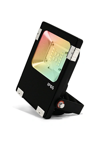 10W rgb+cct smart floodlight dimmable IP65 works with RF remote/Alexa Echo Plus/ZigBee Tuya hub