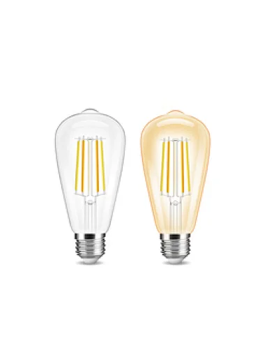 smart led filament bulb E27