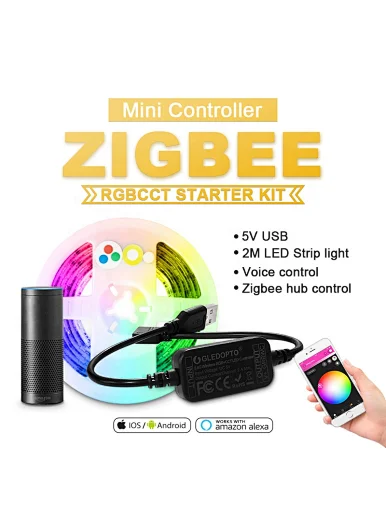 5V usb led strip rgb cct kit