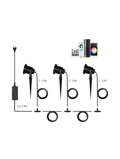 24V smart outdoor led spotlight