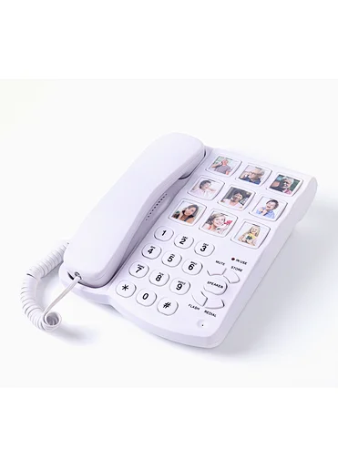 Super Quality Big Button Basic Corded Telephone With Loud Ringer Speaker for Senior Old People