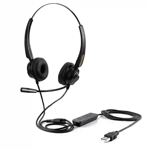 Call center headset factory wholesale and OEM customization, VH520D call center headset is the best B2B sales style in 2022