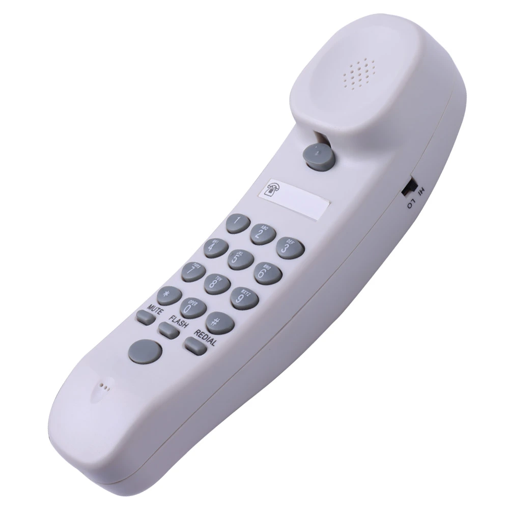 Old Style Retro Wall Phone with Handset Volume Control Landline Corded Telephone Waterproof and Moisture Proof for Home,Hotel,Bathroom,Living Room